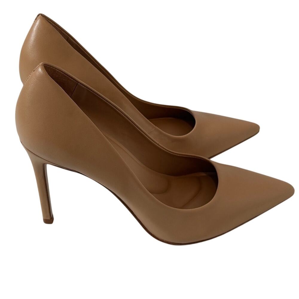 Women's Gianni Bini Neutral Tan High Stiletto Heel Pump Dress Shoe Sz 8.5
